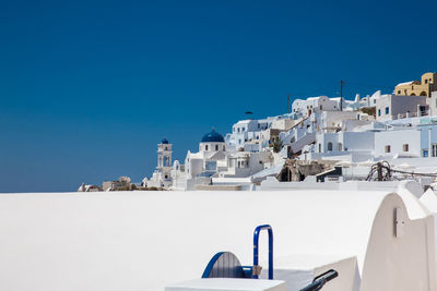 The beautiful village of imerovigli at santorini island