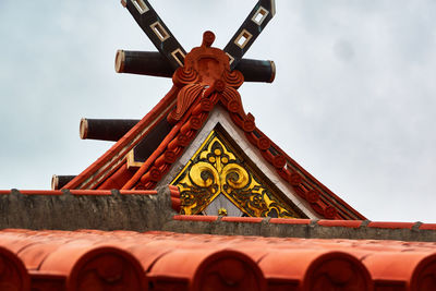 Low angle view of shrine