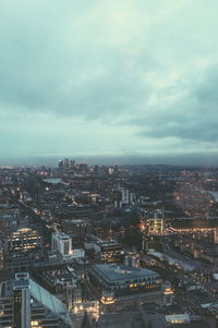 Aerial view of city