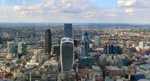 Aerial view of cityscape