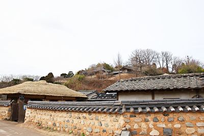 House against clear sky