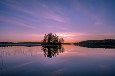 Sunrise at an island in western sweden