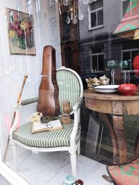 Chairs and table at home