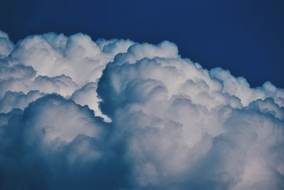 Low angle view of clouds in sky