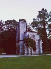 View of built structure and trees