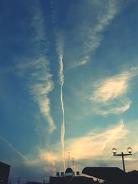 Low angle view of cloudy sky