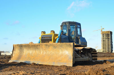 View of construction site against sky