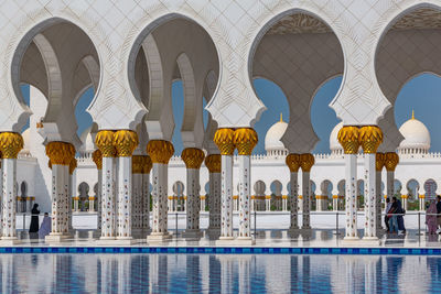 Sheikh zayed grand mosque in abu dhabi