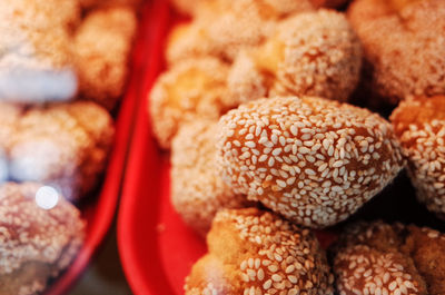 Close-up of food for sale in shop