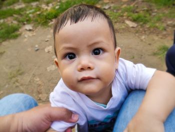 Portrait of cute baby