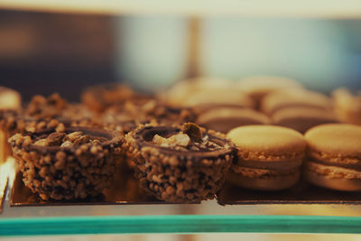 Close-up of bread on table