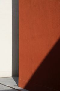 Close-up of orange wall