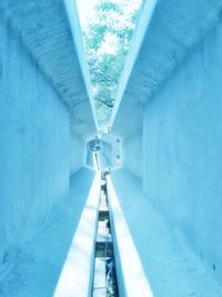 Interior of empty tunnel