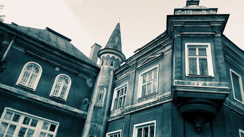 Low angle view of building against sky