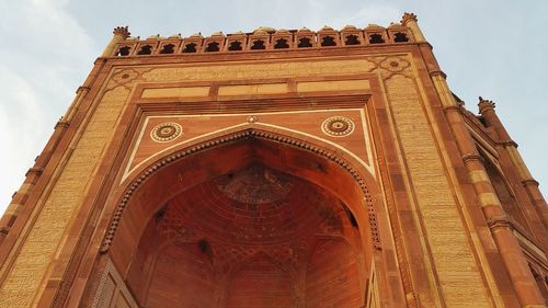 Low angle view of historical building