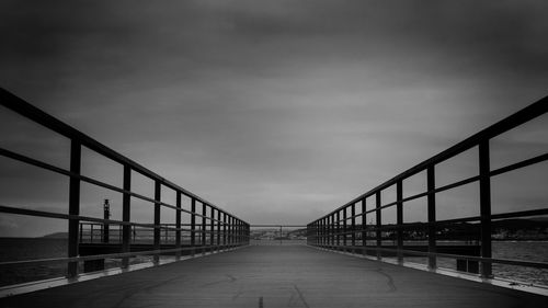 Pier against sky