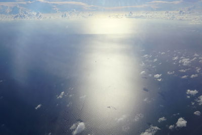 Full frame shot of sea against sky