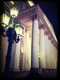 Low angle view of columns