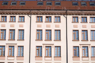 Low angle view of old building