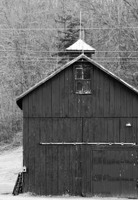 View of old building in forest