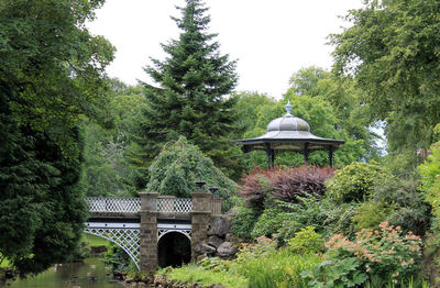 Gazebo in park