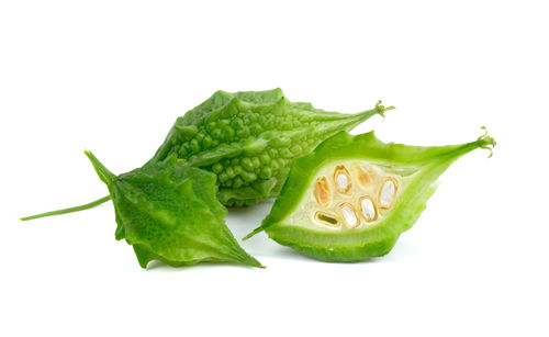 Close-up of green leaf against white background