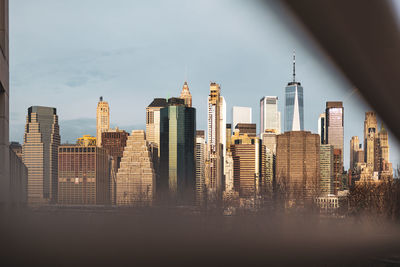 Modern buildings in city