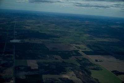 Aerial view of landscape