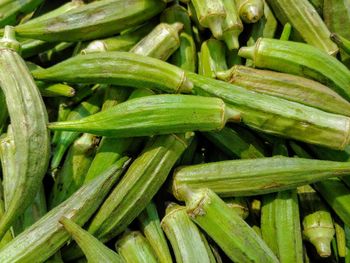 Full frame shot of chopped vegetables for sale at market