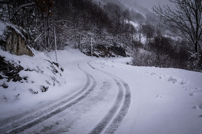 Snow covered landscape