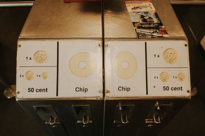 Close-up of machine part