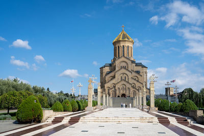 View of church