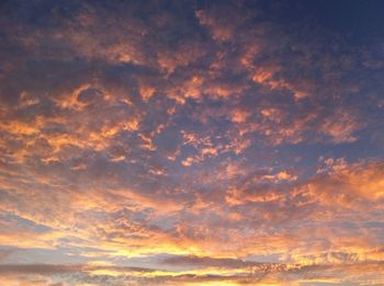 Low angle view of dramatic sky