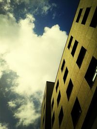 Low angle view of building against sky