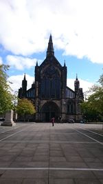View of cathedral against cloudy sky