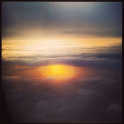 Low angle view of cloudy sky