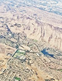 Aerial view of landscape