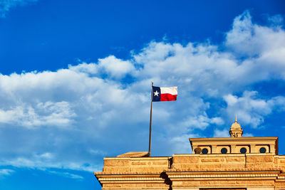 Low angle view of congress building against sky