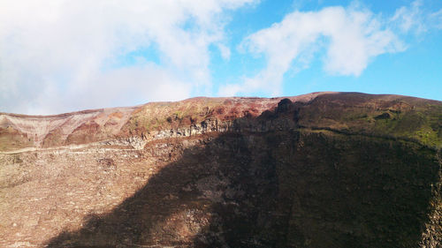 Scenic view of mountain against sky