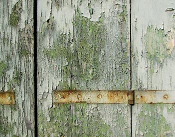 Full frame shot of wooden door