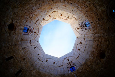 Low angle view of old building