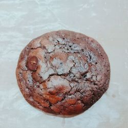 High angle view of bread on table