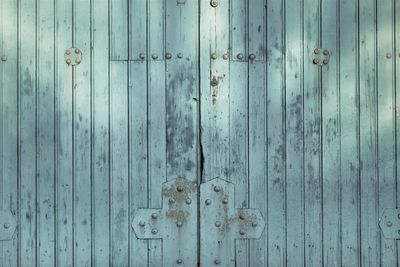 Full frame shot of closed door