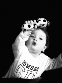 Portrait of cute boy