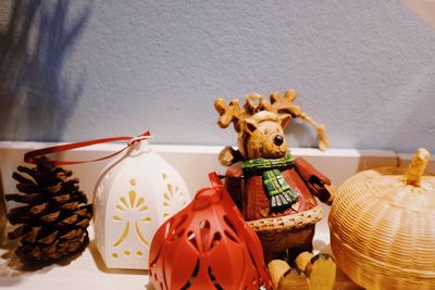 Close-up of animal on table