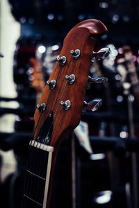 Close-up of guitar