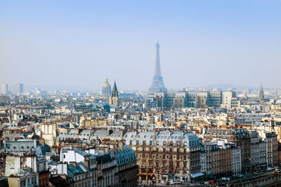 City skyline with buildings in background