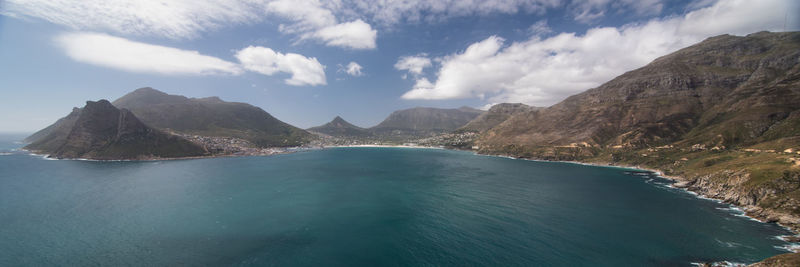 Scenic view of coastline