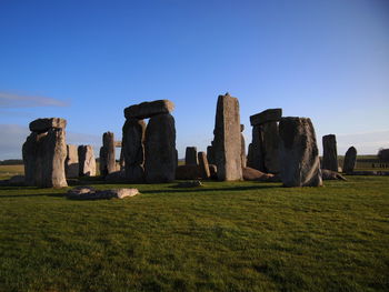 Stonehenge under blue sky