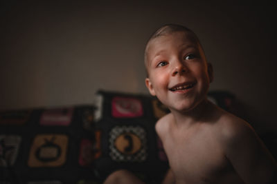 Portrait of smiling boy